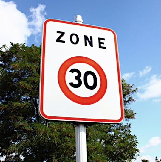 Zone trente - securité routière